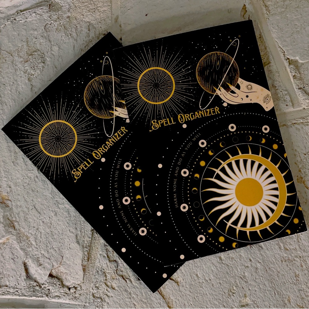 Spell organizer journal Wicca witchcraft pagan books book magic Wiccan